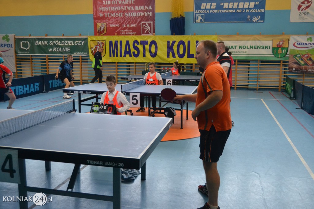 XIII Otwarte Mistrzostwa Kolna w Tenisie Stołowym