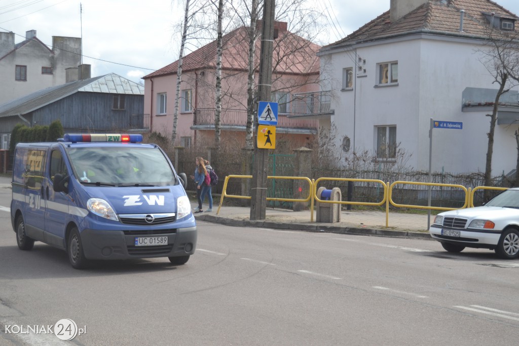 Przejazd grupy bojowej NATO przez Kolno