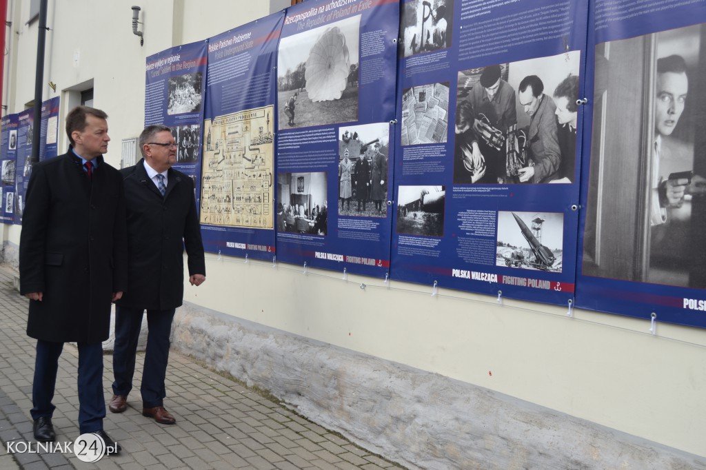 Minister Mariusz Błaszczak w Kolnie