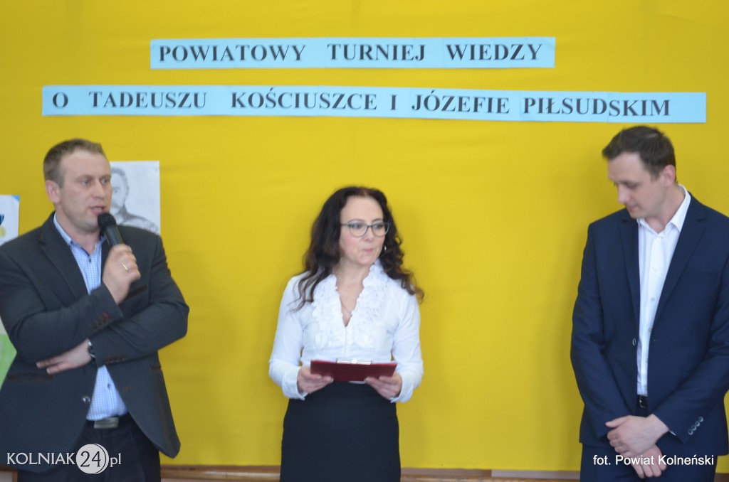 Powiatowy Turniej Wiedzy o Tadeuszu Kościuszce i Marszałku Józefie Piłsudskim