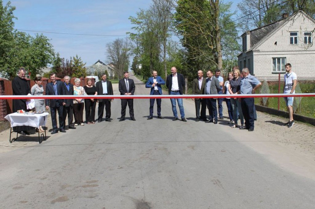 Otwarcie drogi w miejscowości Zabiele - Zakaleń