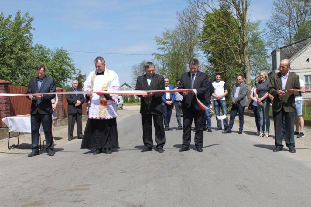 Otwarcie drogi w miejscowości Zabiele - Zakaleń