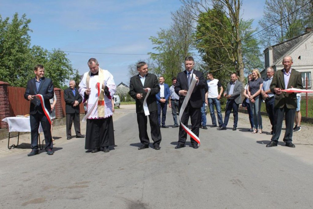 Otwarcie drogi w miejscowości Zabiele - Zakaleń