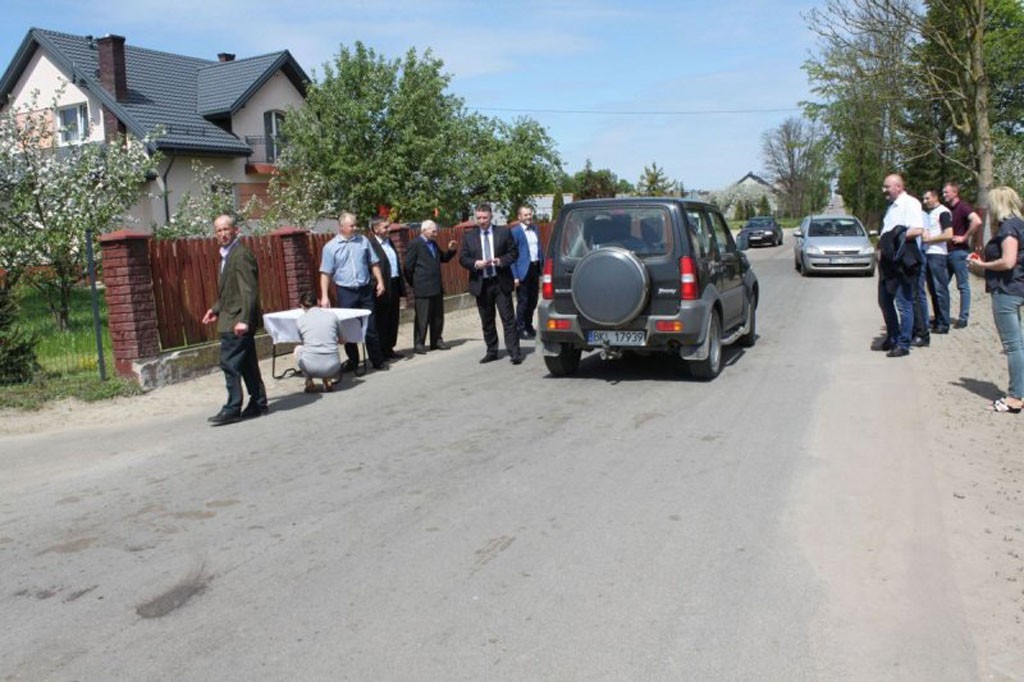 Otwarcie drogi w miejscowości Zabiele - Zakaleń
