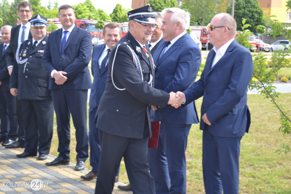 Nadanie Sztandaru kolneńskiej PSP