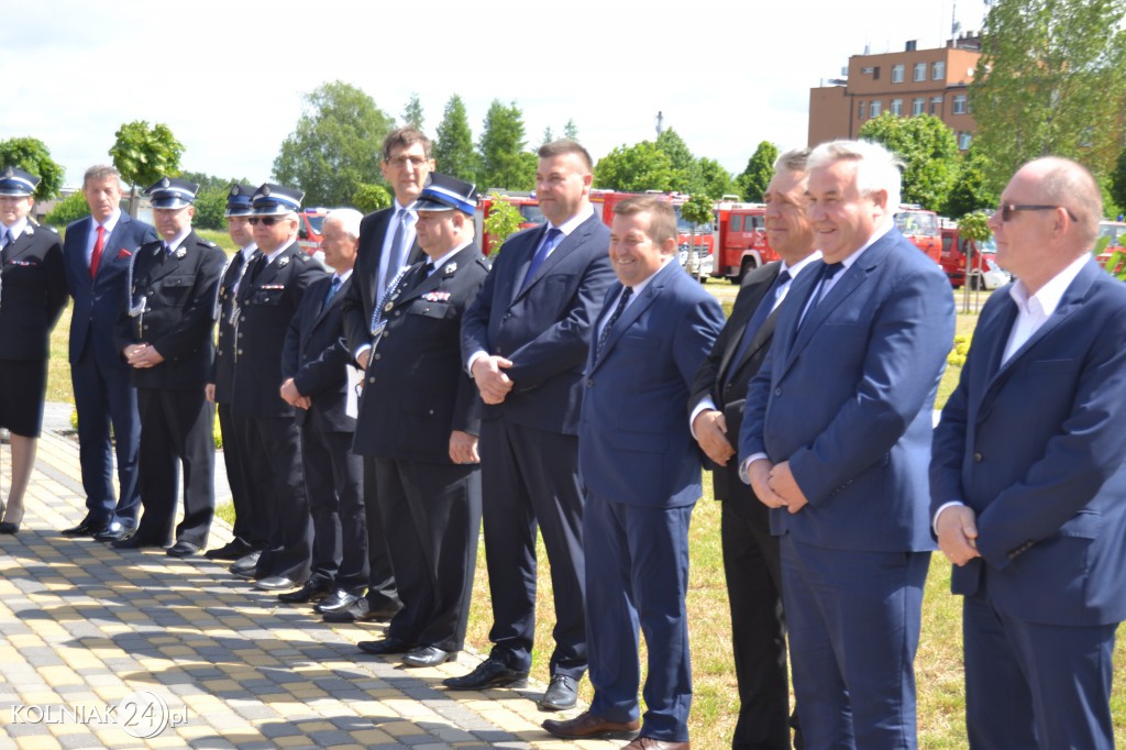 Nadanie Sztandaru kolneńskiej PSP