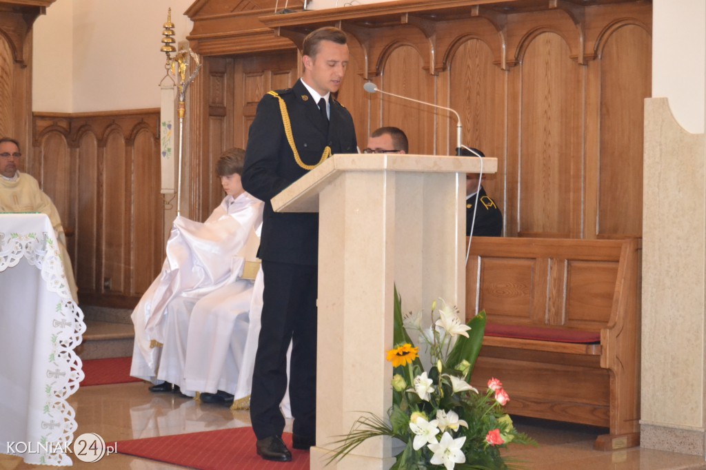 Nadanie Sztandaru kolneńskiej PSP