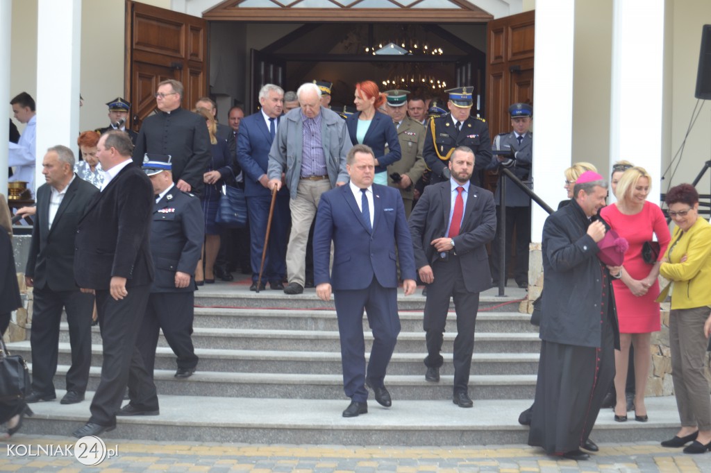 Nadanie Sztandaru kolneńskiej PSP