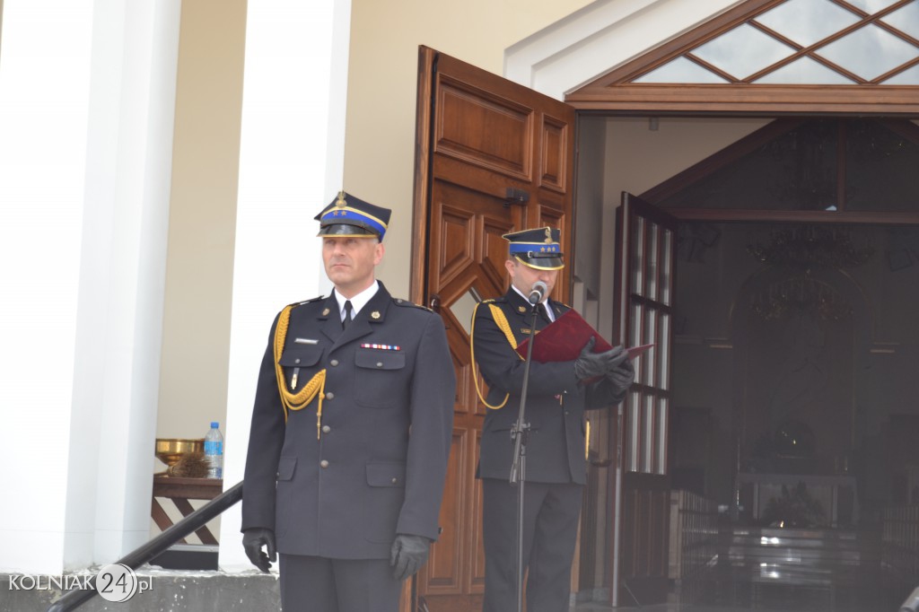 Nadanie Sztandaru kolneńskiej PSP