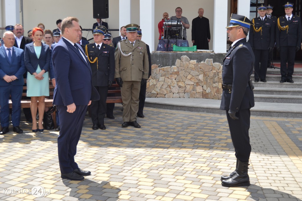 Nadanie Sztandaru kolneńskiej PSP