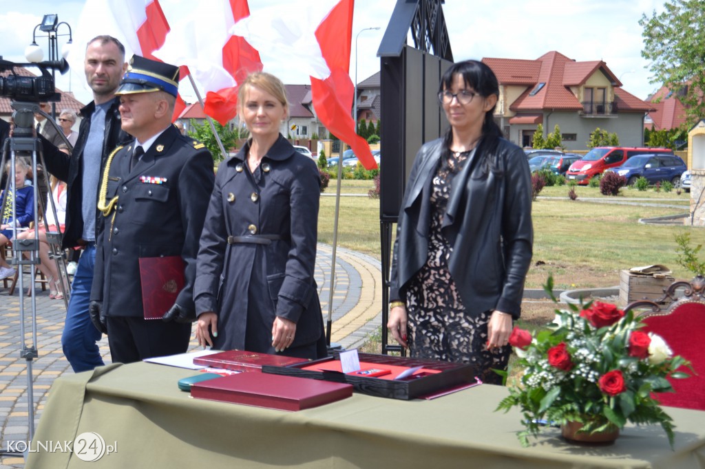 Nadanie Sztandaru kolneńskiej PSP
