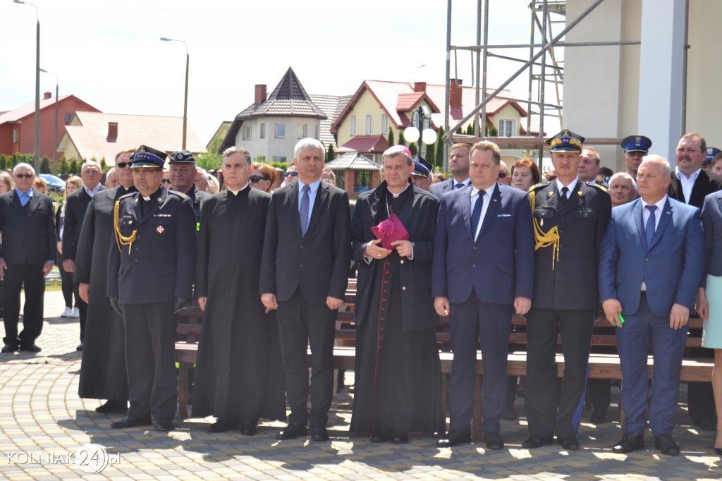 Nadanie Sztandaru kolneńskiej PSP