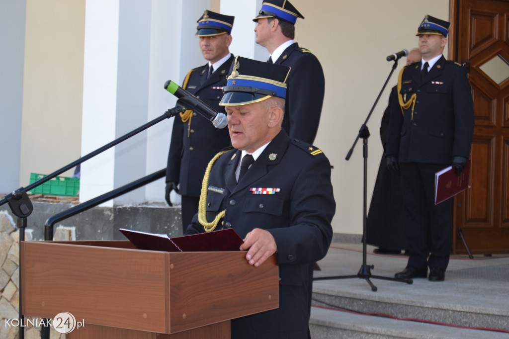 Nadanie Sztandaru kolneńskiej PSP