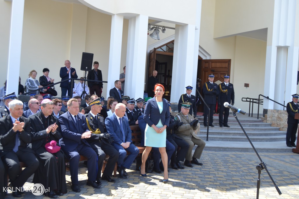 Nadanie Sztandaru kolneńskiej PSP