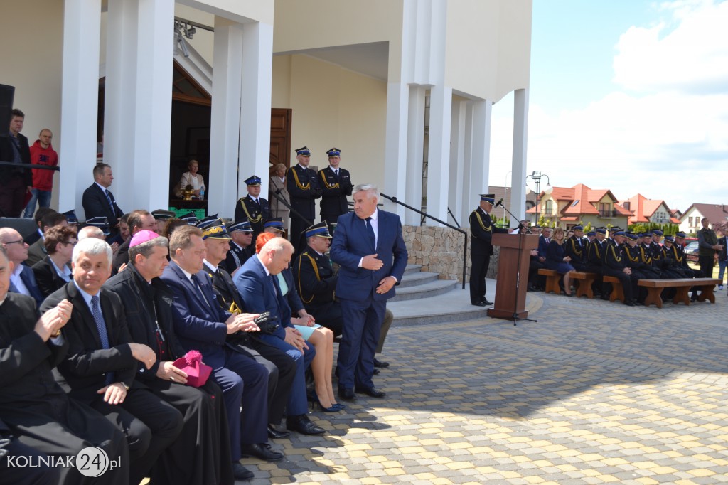 Nadanie Sztandaru kolneńskiej PSP