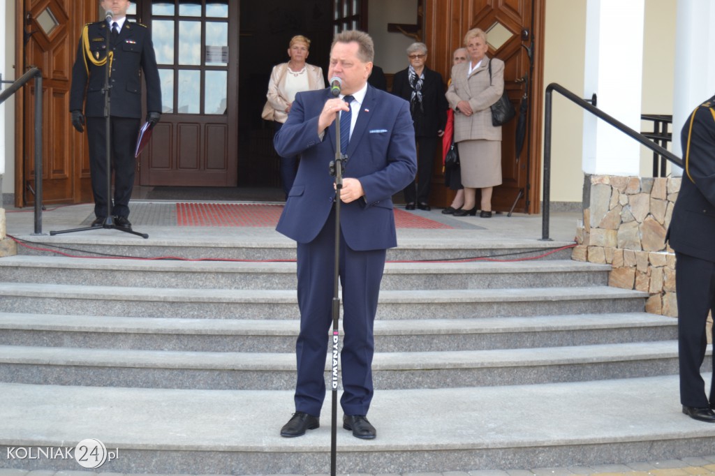 Nadanie Sztandaru kolneńskiej PSP