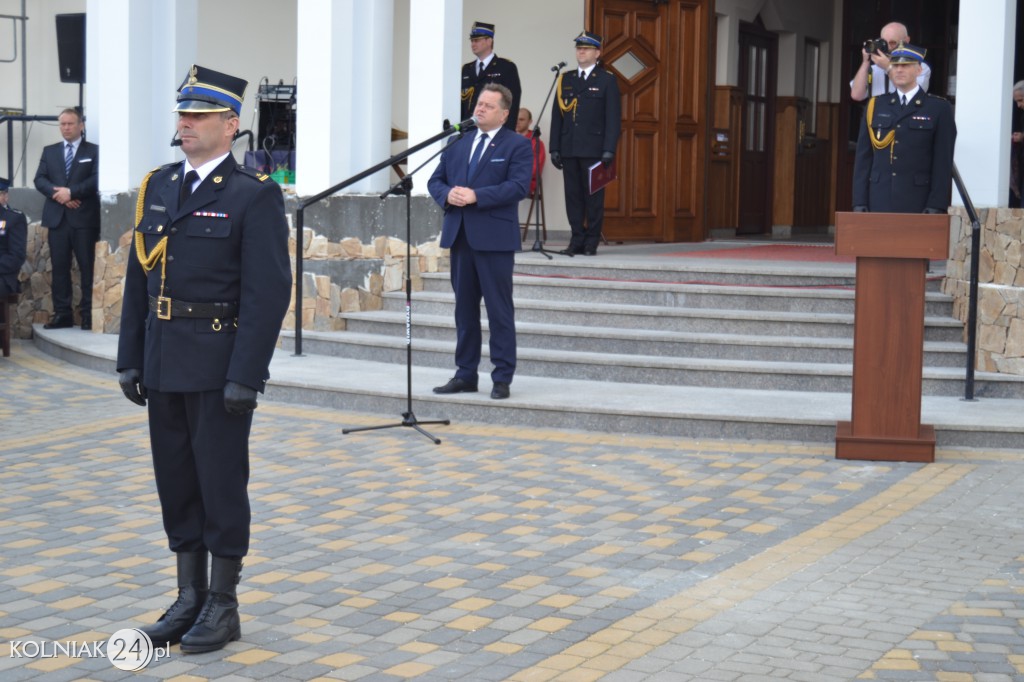 Nadanie Sztandaru kolneńskiej PSP