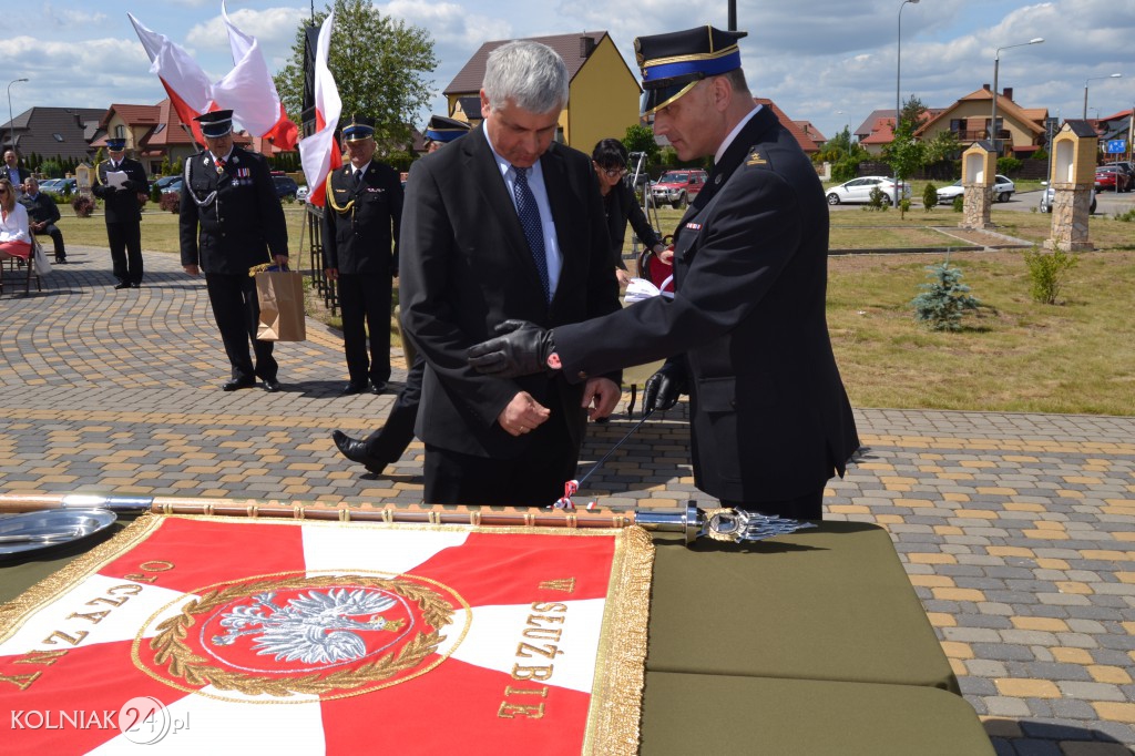 Nadanie Sztandaru kolneńskiej PSP