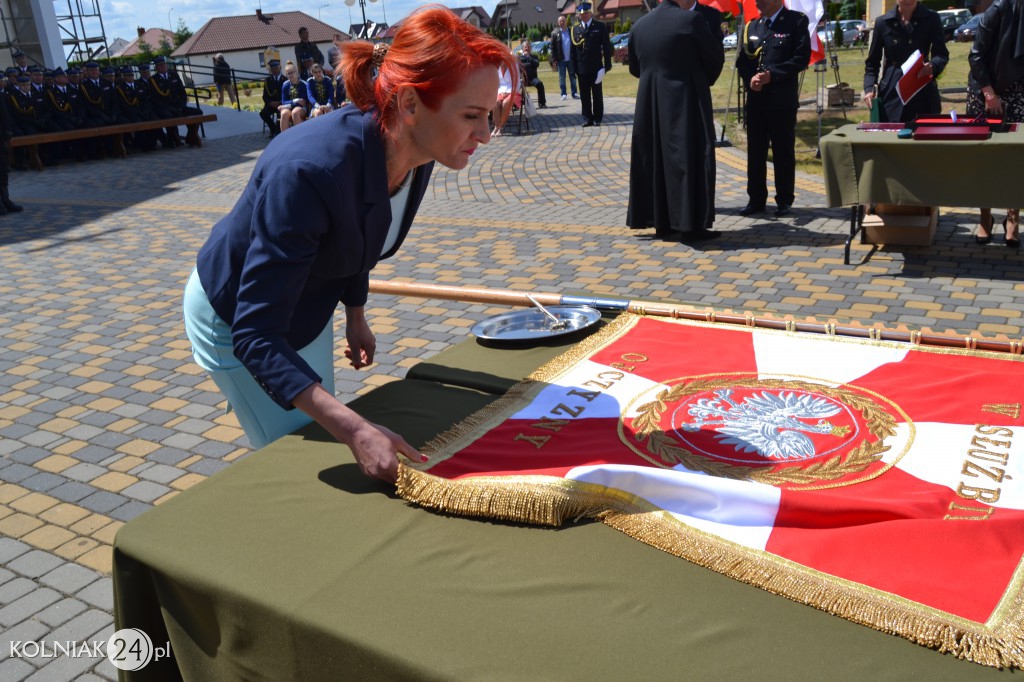 Nadanie Sztandaru kolneńskiej PSP