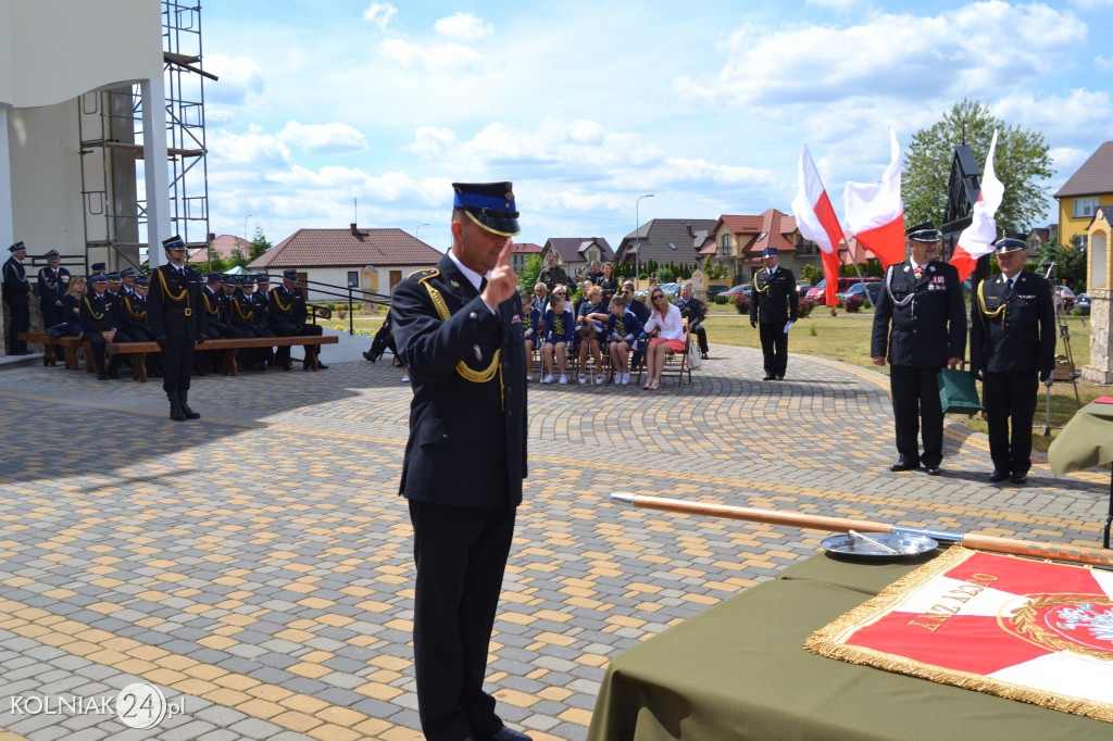 Nadanie Sztandaru kolneńskiej PSP