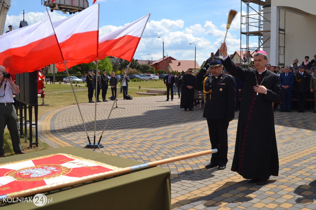 Nadanie Sztandaru kolneńskiej PSP