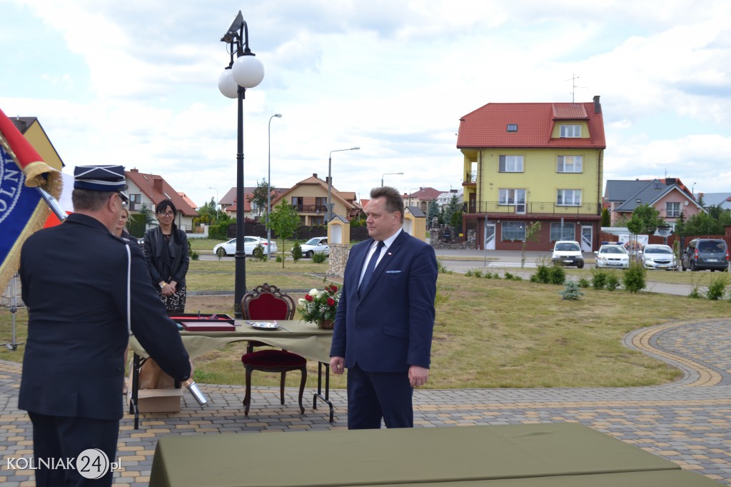 Nadanie Sztandaru kolneńskiej PSP