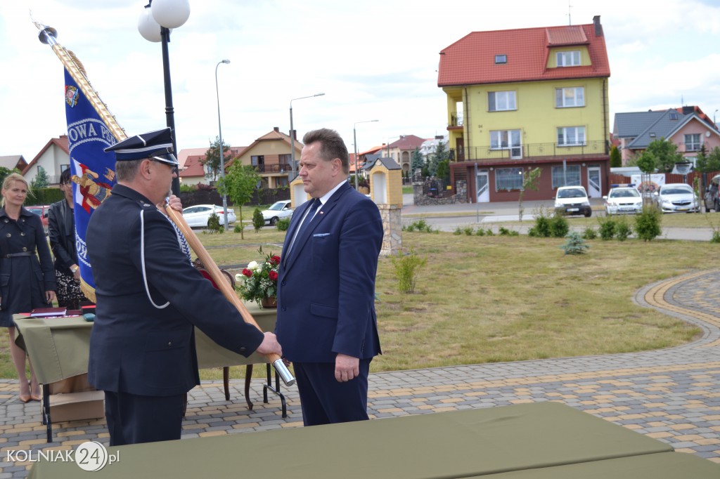 Nadanie Sztandaru kolneńskiej PSP