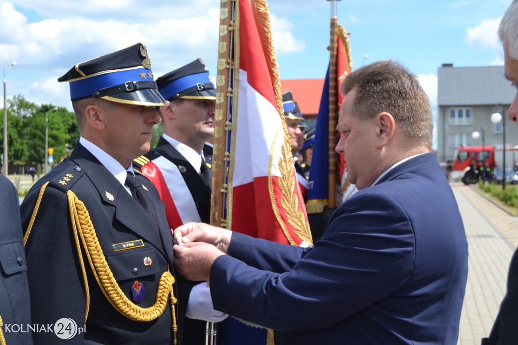 Nadanie Sztandaru kolneńskiej PSP