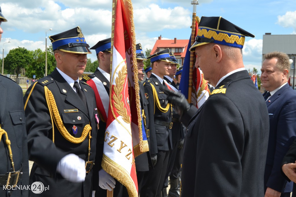 Nadanie Sztandaru kolneńskiej PSP