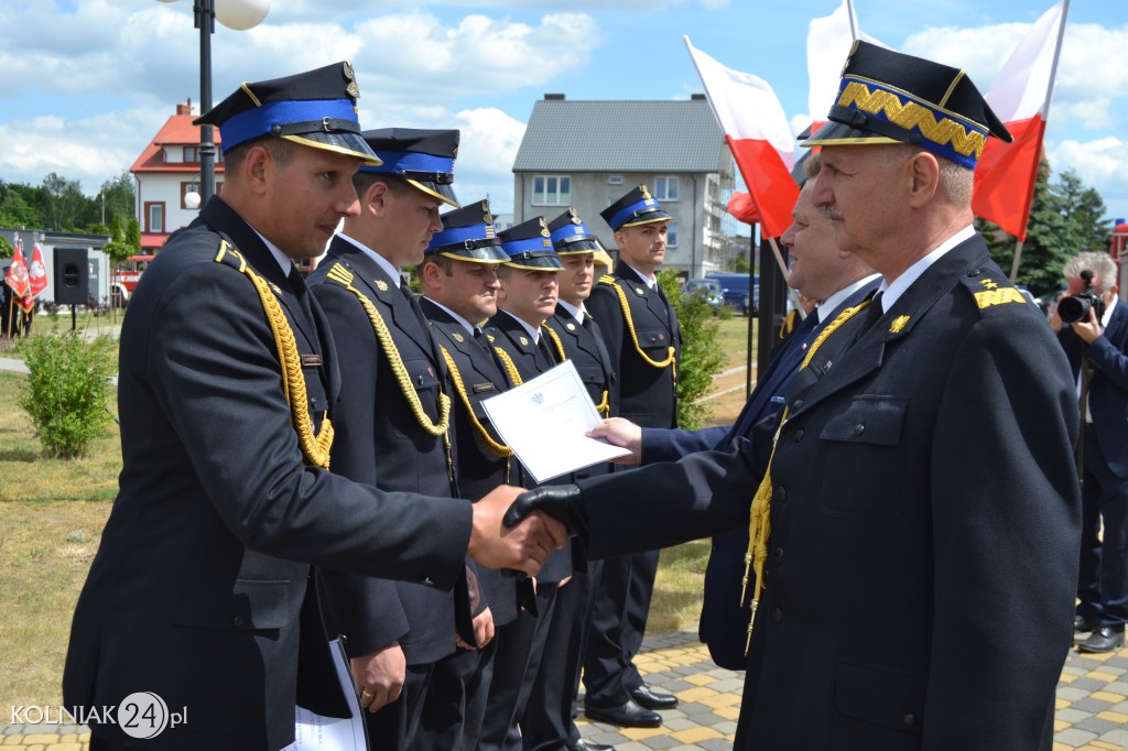 Nadanie Sztandaru kolneńskiej PSP