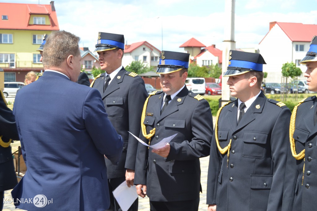 Nadanie Sztandaru kolneńskiej PSP