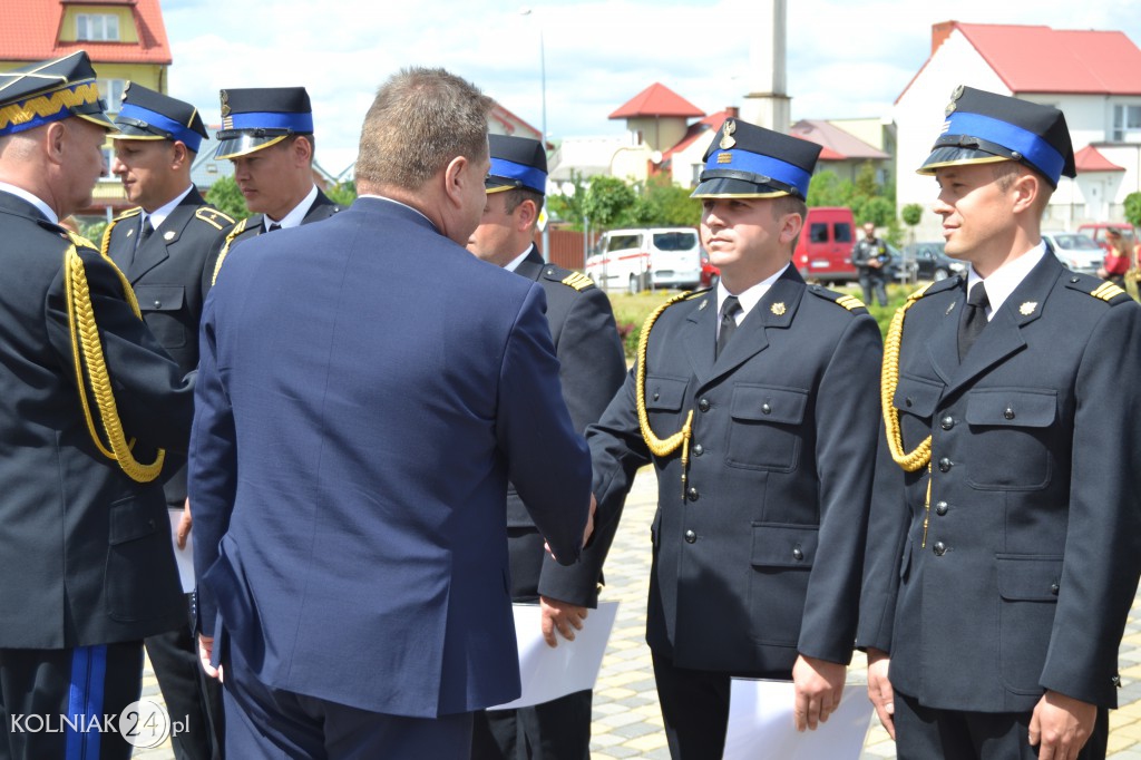 Nadanie Sztandaru kolneńskiej PSP