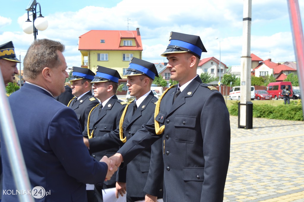Nadanie Sztandaru kolneńskiej PSP