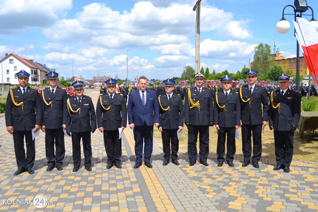 Nadanie Sztandaru kolneńskiej PSP