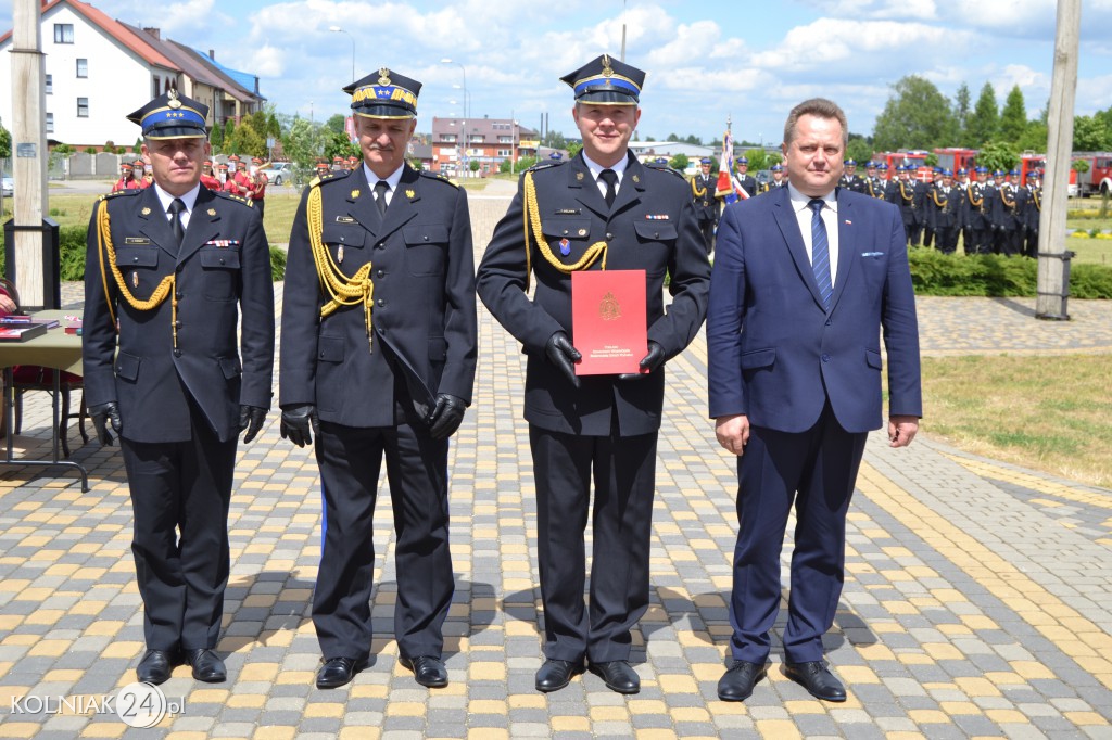 Nadanie Sztandaru kolneńskiej PSP