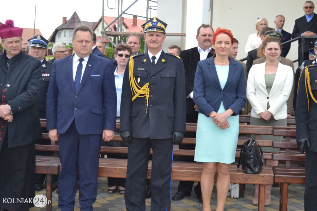 Nadanie Sztandaru kolneńskiej PSP