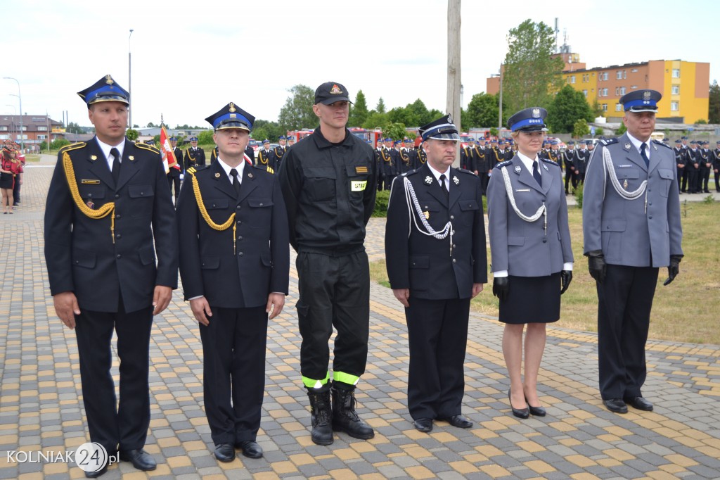 Nadanie Sztandaru kolneńskiej PSP