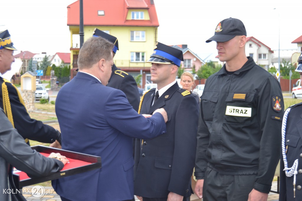 Nadanie Sztandaru kolneńskiej PSP