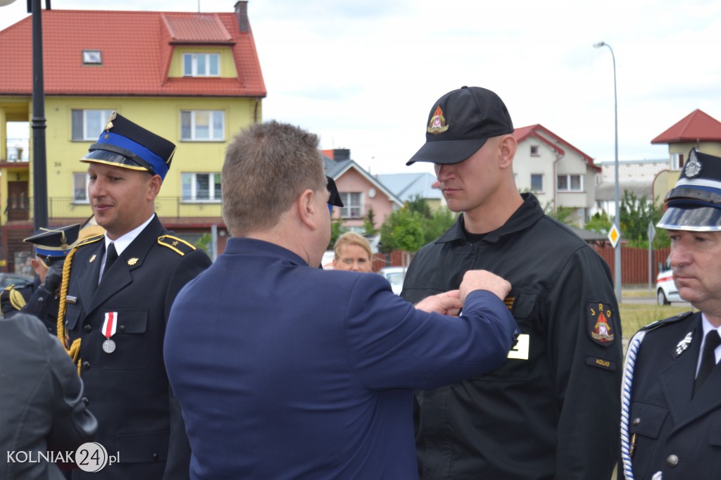 Nadanie Sztandaru kolneńskiej PSP