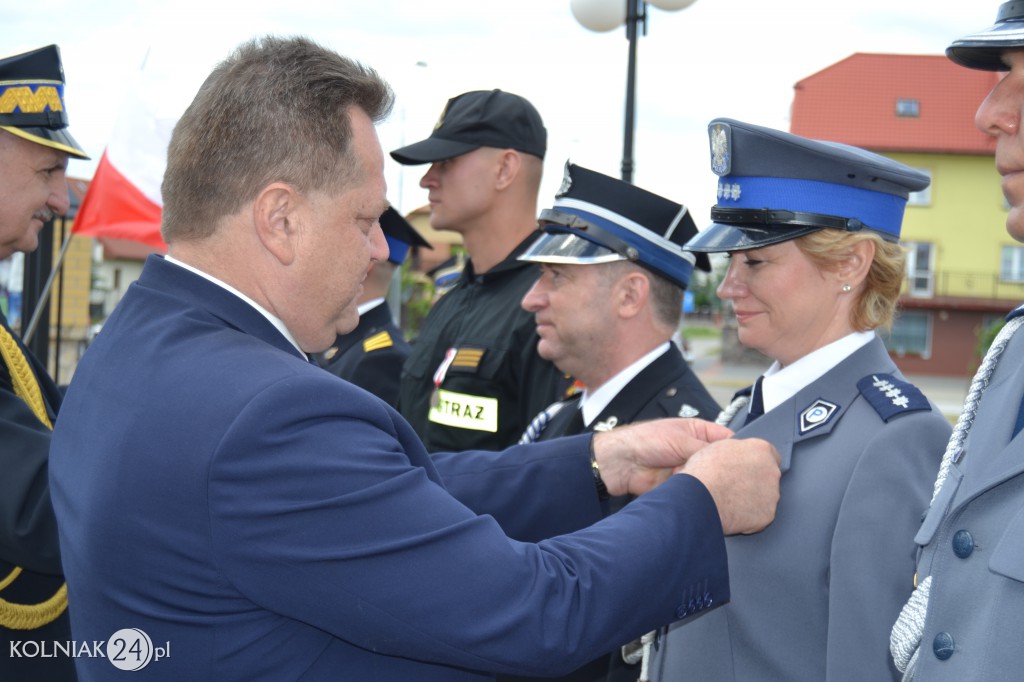 Nadanie Sztandaru kolneńskiej PSP