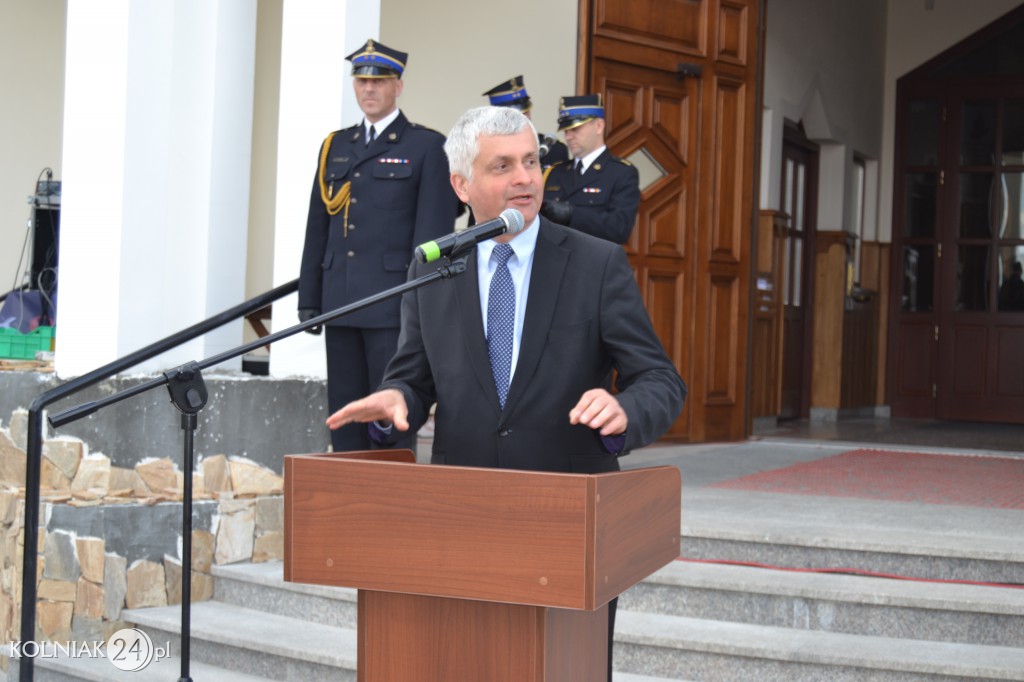 Nadanie Sztandaru kolneńskiej PSP