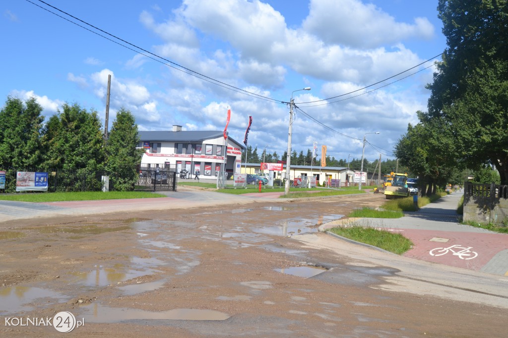 Remont na ulicy Kolejowej