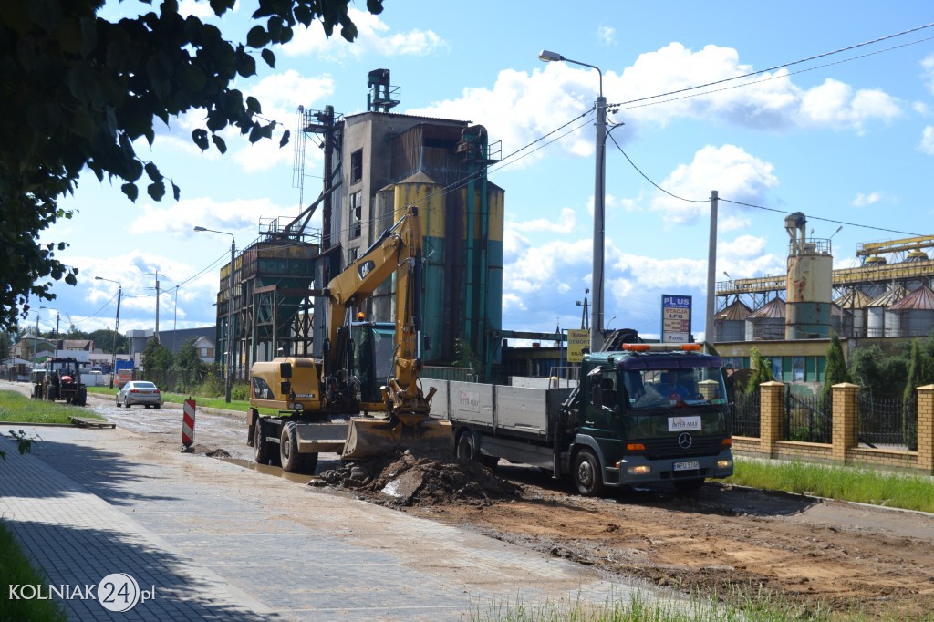 Remont na ulicy Kolejowej