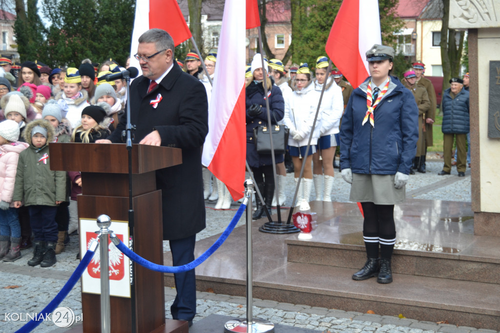 Mieszkańcy Kolna uczcili Święto Niepodległości