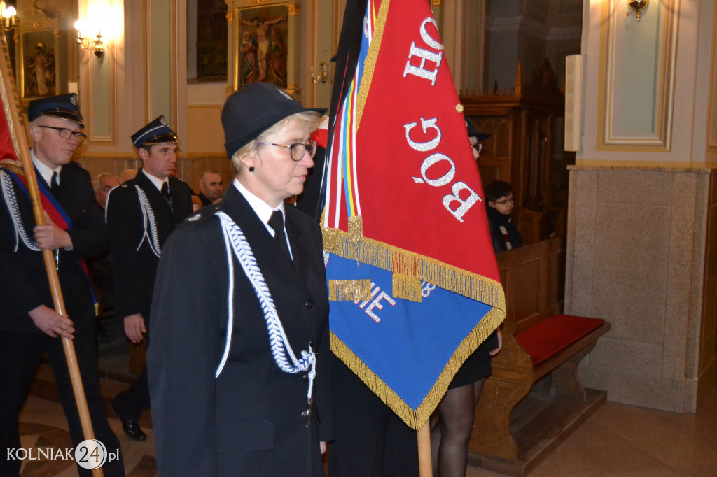 Msza święta za zmarłych strażaków i policjantów