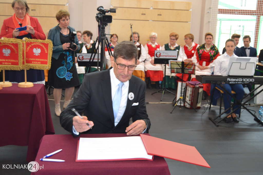 Niezwykła uroczystość w kolneńskim Ogólniaku