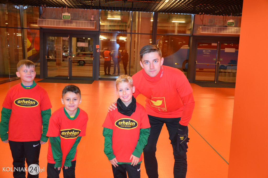 Zawodnicy Orła Kolno asystowali piłkarzom Ekstraklasy