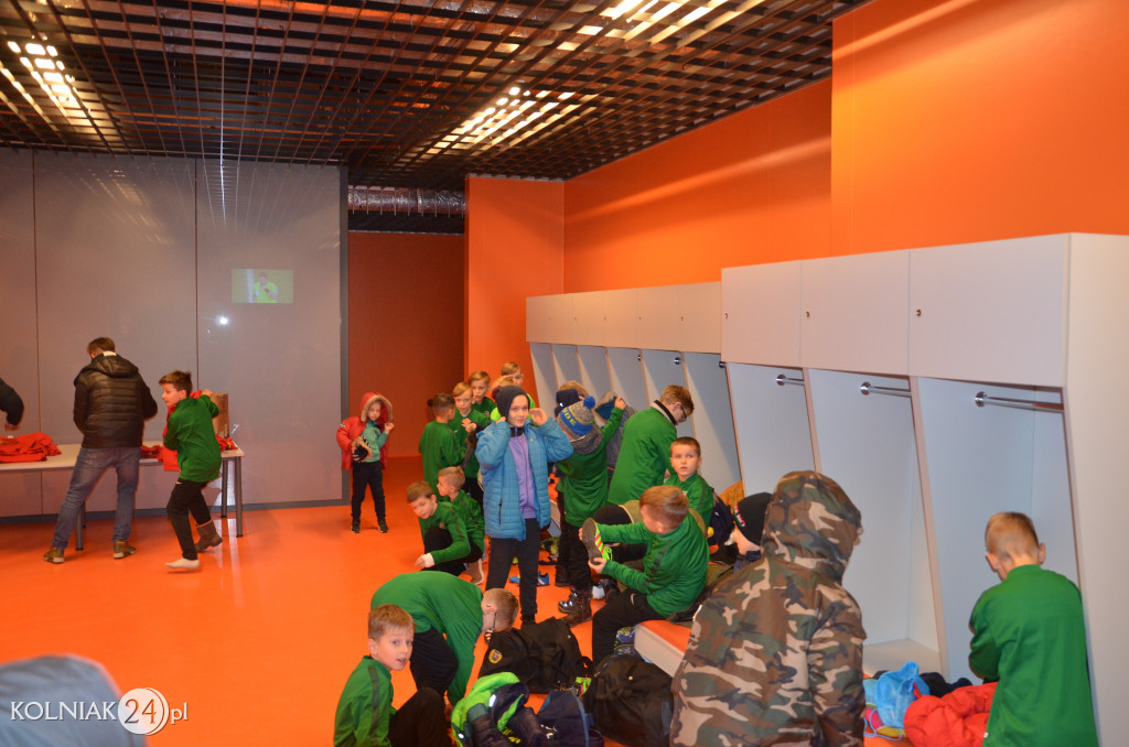 Zawodnicy Orła Kolno asystowali piłkarzom Ekstraklasy