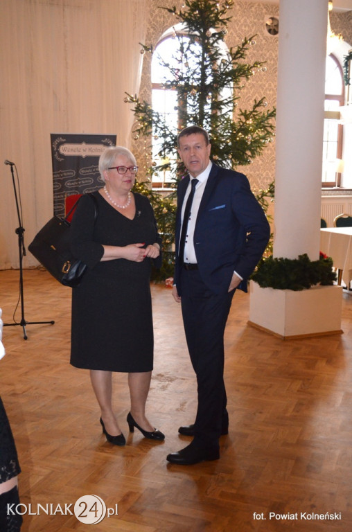 Władze powiatu zorganizowały spotkanie opłatkowe