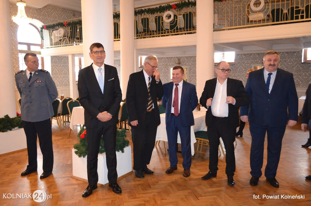 Władze powiatu zorganizowały spotkanie opłatkowe